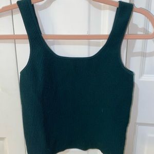 green la hearts ribbed tank